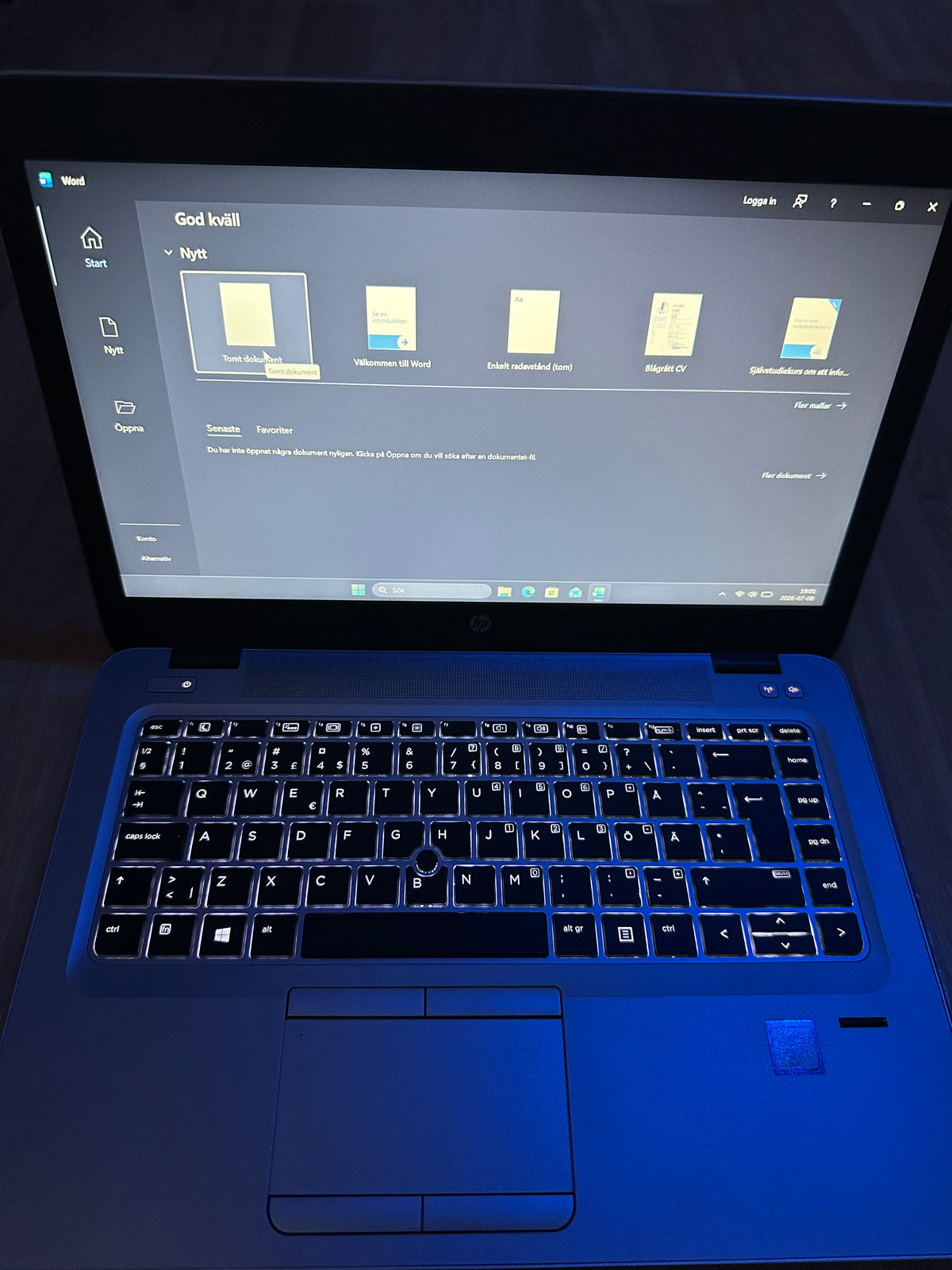 HP EliteBook | Windows 11 Pro | Office ingår | 4G/SIM-stöd| Nytt batteri